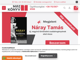 'mai-konyv.hu' screenshot