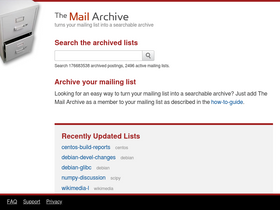 'mail-archive.com' screenshot