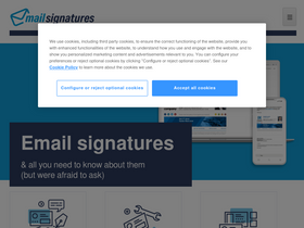 'mail-signatures.com' screenshot