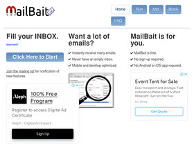 'mailbait.info' screenshot