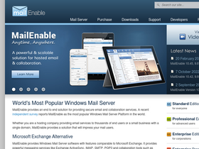 'mailenable.com' screenshot