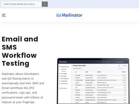 'mailinator.com' screenshot
