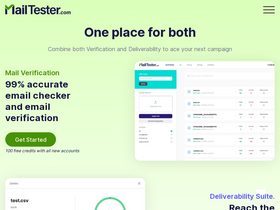 'mailtester.com' screenshot