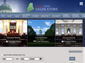 'mainelegislature.org' screenshot
