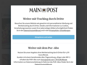'mainpost.de' screenshot