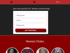 'maiotaku.com' screenshot
