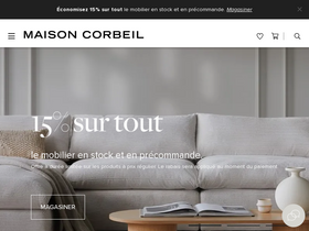 'maisoncorbeil.com' screenshot