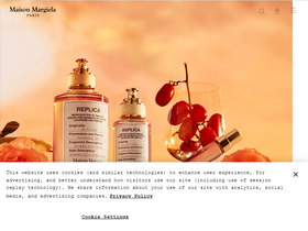 'maisonmargiela-fragrances.eu' screenshot