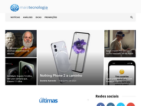 'maistecnologia.com' screenshot