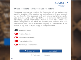 'maistra.com' screenshot