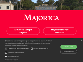'majorica.com' screenshot