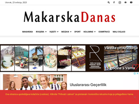 'makarska-danas.com' screenshot
