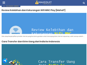 'makeduit.com' screenshot