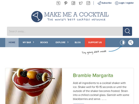 'makemeacocktail.com' screenshot