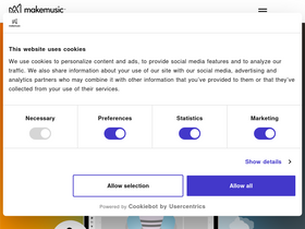 'makemusic.com' screenshot