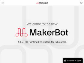 'makerbot.com' screenshot