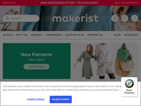 'makerist.com' screenshot