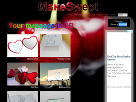 'makesweet.com' screenshot