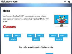 'maketoss.com' screenshot