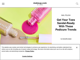 'makeup.com' screenshot
