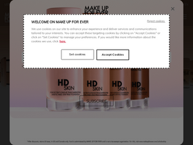 'makeupforever.com' screenshot