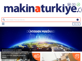 'makinaturkiye.com' screenshot