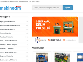 'makinecim.com' screenshot