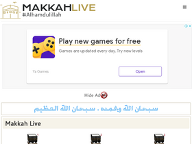 'makkahlive.net' screenshot