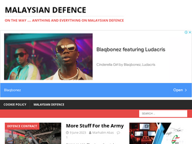 'malaysiandefence.com' screenshot