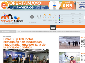 'maldonadonoticias.com' screenshot