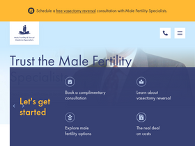 'malefertility.com' screenshot