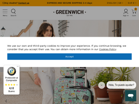 'maletasgreenwich.com' screenshot