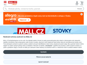 'mall.cz' screenshot