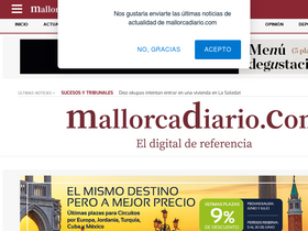 'mallorcadiario.com' screenshot
