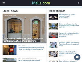 'malls.com' screenshot
