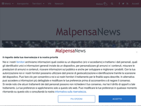 'malpensanews.it' screenshot