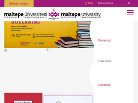 'maltepe.edu.tr' screenshot