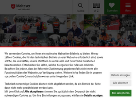 'malteser.de' screenshot