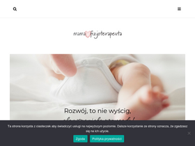 'mamafizjoterapeuta.pl' screenshot