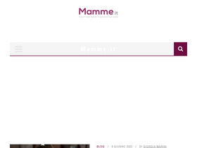 'mamme.it' screenshot