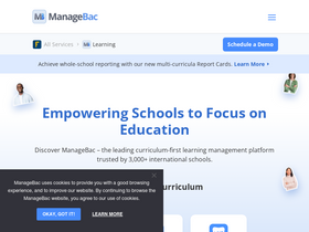 'managebac.com' screenshot