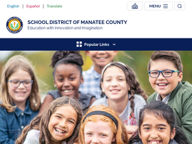 'manateeschools.net' screenshot