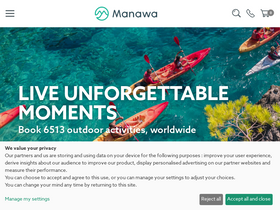 'manawa.com' screenshot