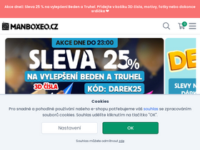 'manboxeo.cz' screenshot