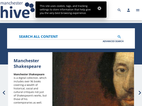 'manchesterhive.com' screenshot