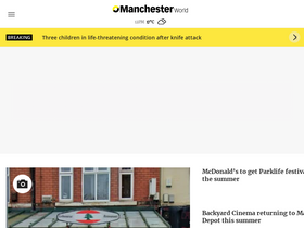 'manchesterworld.uk' screenshot