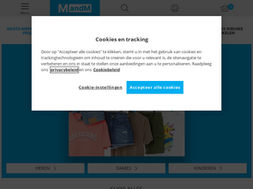 'mandmdirect.nl' screenshot