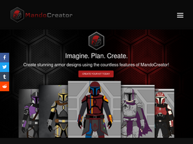 'mandocreator.com' screenshot
