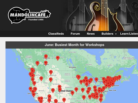 'mandolincafe.com' screenshot