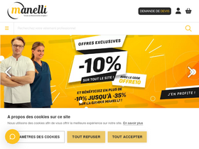 'manelli.fr' screenshot